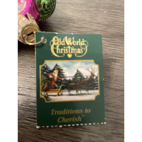 Old World Christmas Beach Bag Ornament - NEW towel, sunglasses flip-flops - Picture 4 of 5